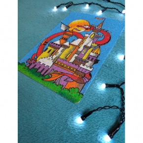 Трафарет для розмальовки піском Замок H20# - изображение 3 - интернет-магазин tricolor.com.ua